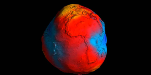 The 3D model published by NASA looks like a potato. Why the shape of the Earth is different from the known one